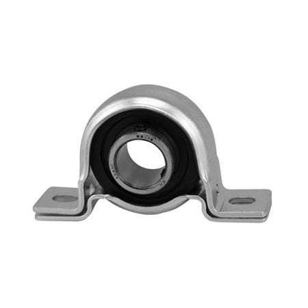 Ami Bearings SINGLE ROW BALL BEARING - 1-1/4 IN. NARROW SET SCREW PRESSED STEEL PLW BLK/RUB CUSH BPR6-20